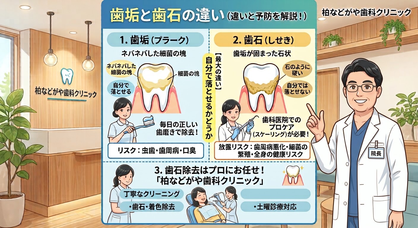 【歯科医師監修】歯垢(プラーク)と歯石の違いとは?放置するリスクと除去方法 画像